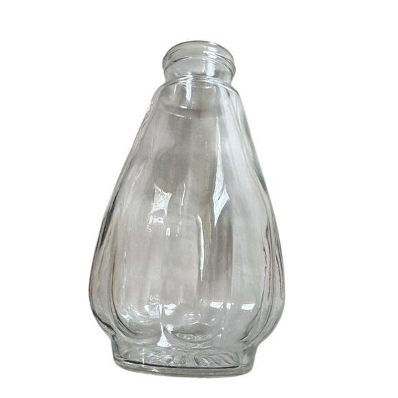 VTG Syrup Dispenser Plastic Lid Glass Body Breakfast Brunch Kitchen Cooking - Picture 6 of 7